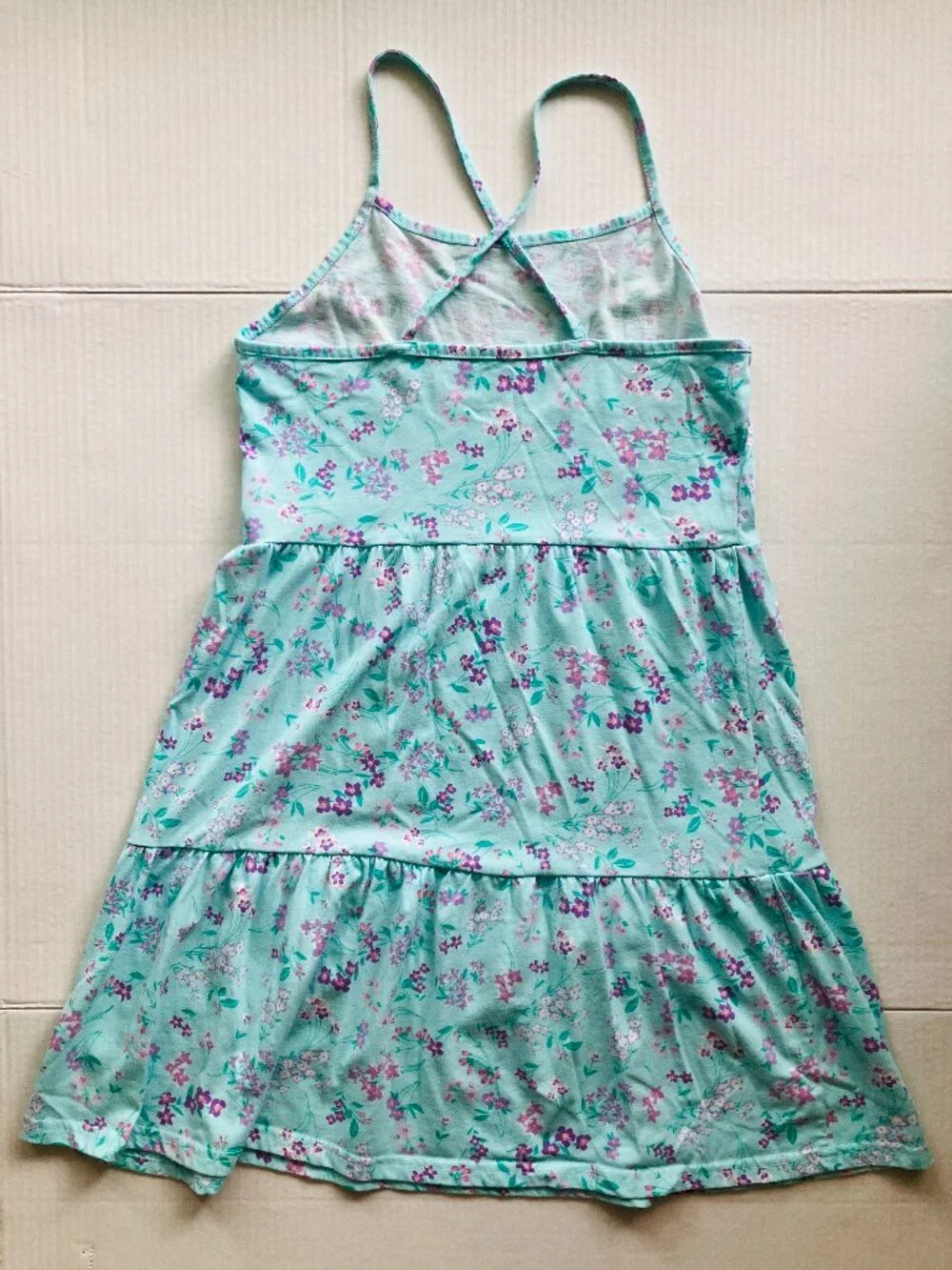 14 Girl The Children's Place Floral Spaghetti Strap Dress